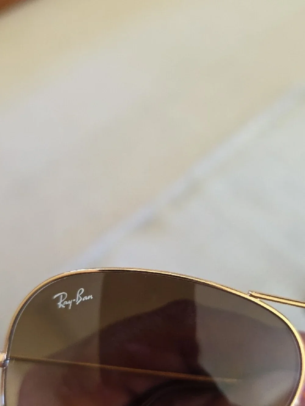 RAY BAN RB3025 001/51 GOLD AVIATOR 62-14 ITALY LARGE sunglasses